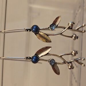 BlueBerry Earrings Beautiful Dangle  BlueBerry Gems